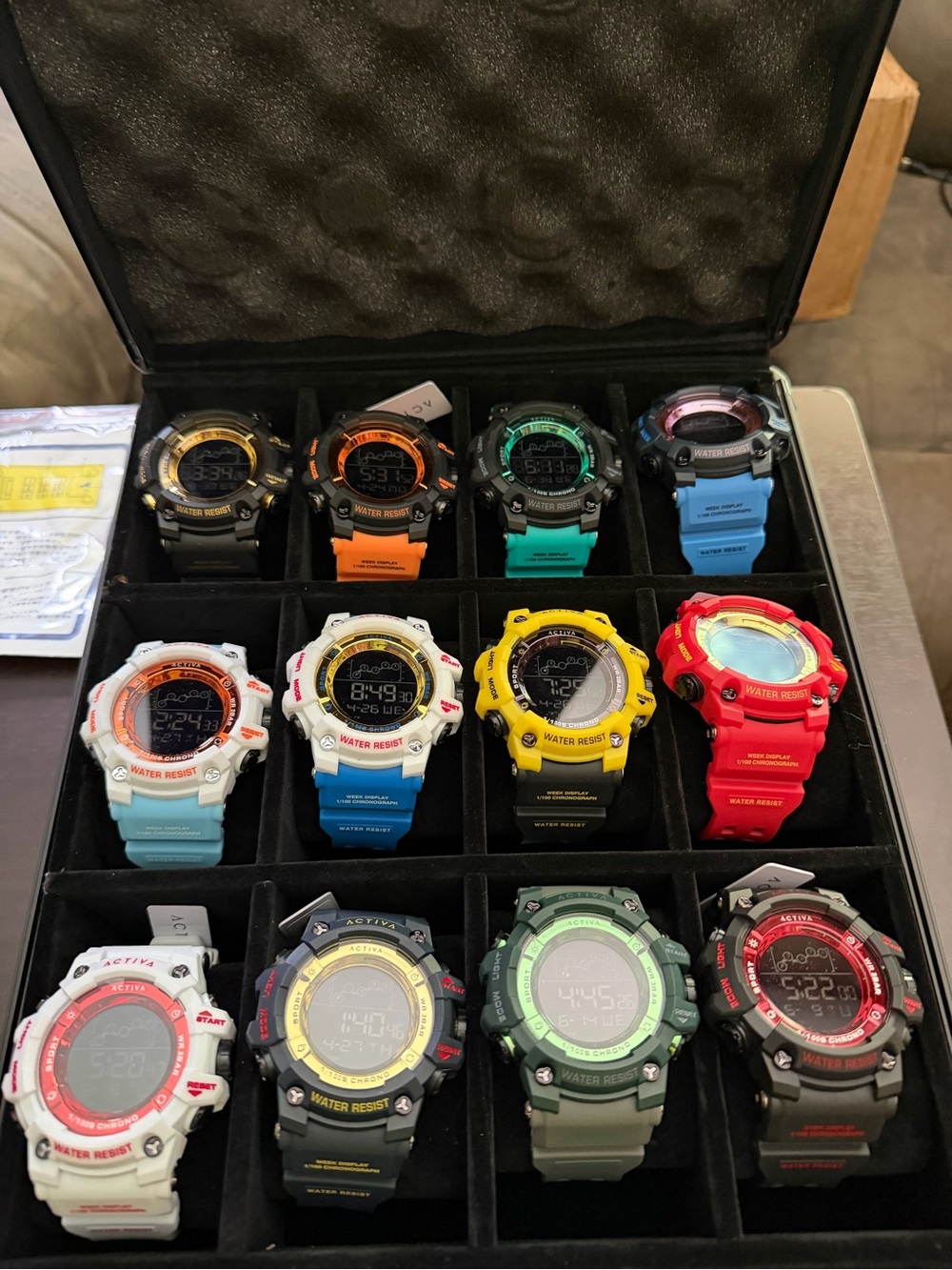 Invicta Watch Case with 12 Watches